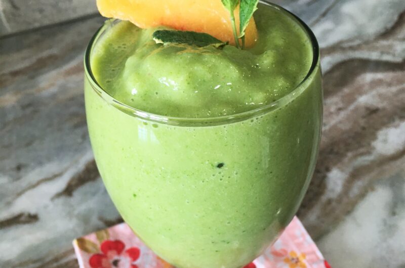 Ginger Peach Green Smoothie